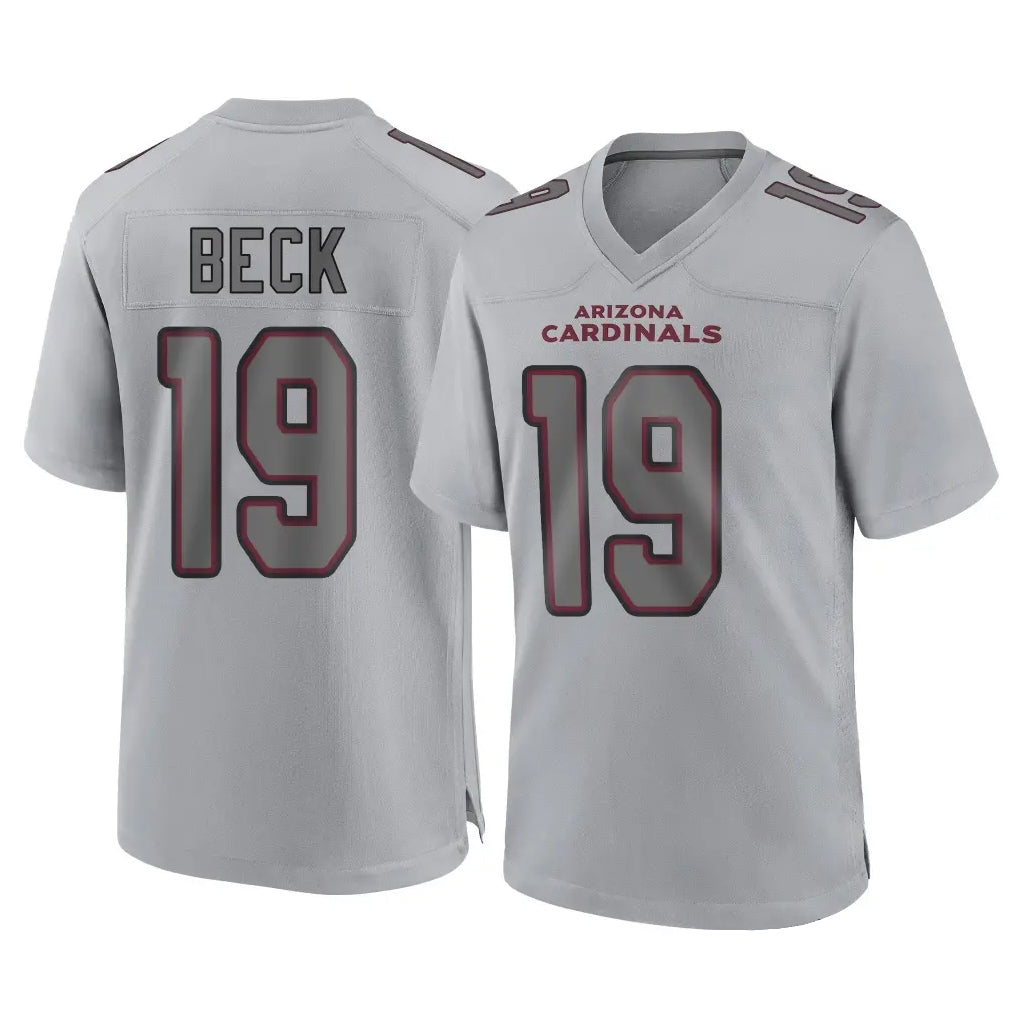 Rebec A.Cardinals #19 Carson Beck Player Gray Fashion Home Game Stitched Jerseys