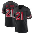 Rebec A.Cardinals #21 Garrett Williams Player Black Game Home Stitched Jerseys