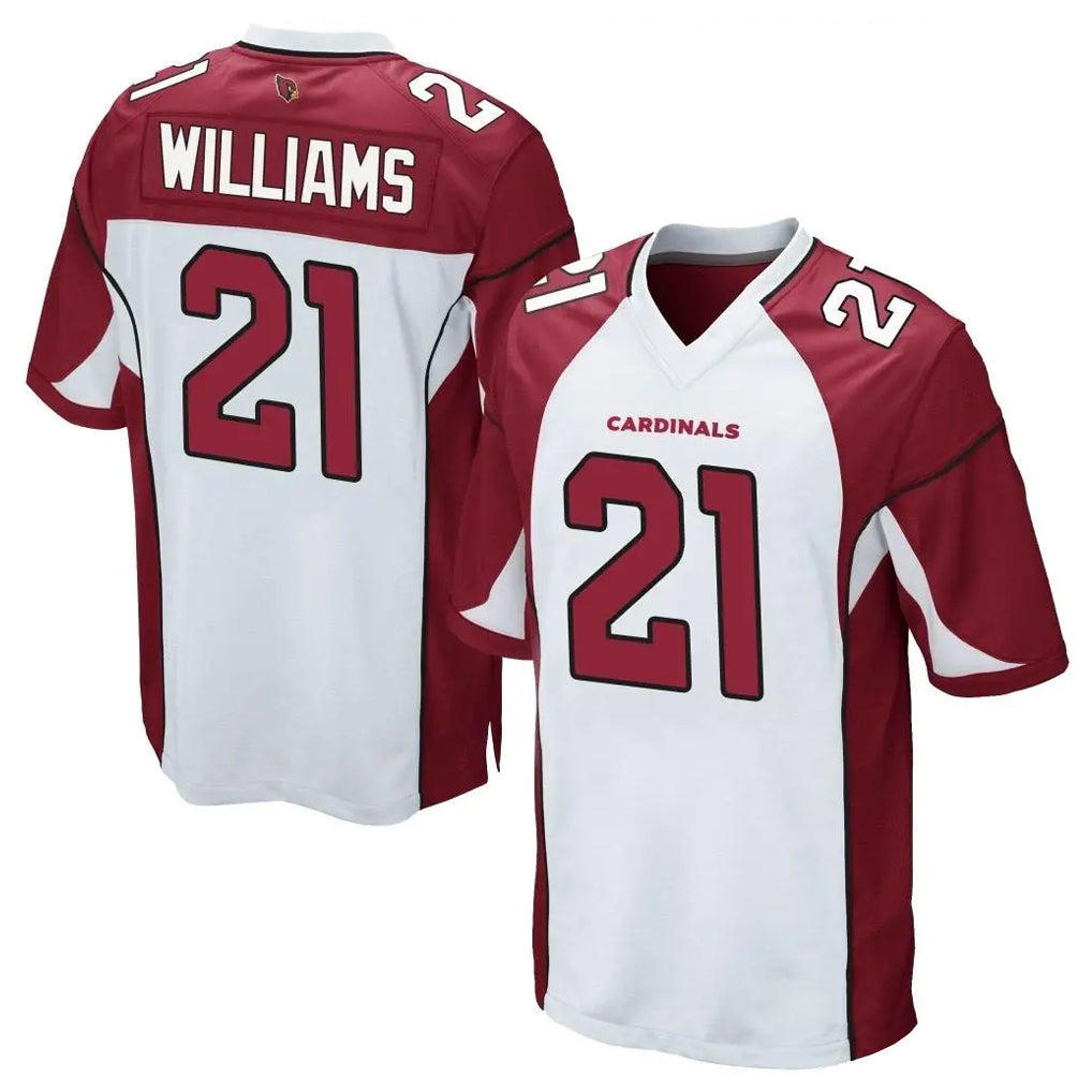 Rebec A.Cardinals #21 Garrett Williams Player White Cardinal Home Game Stitched Jerseys
