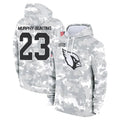 Rebec A.Cardinals #23 Sean Murphy-Bunting Player Camo Salute to Service Hoodies Stitched Jerseys
