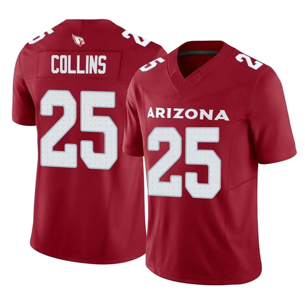 Rebec A.Cardinals #25 Zaven Collins Player Cardinal Vapor F.U.S.E. Limited Home Game Stitched Jerseys