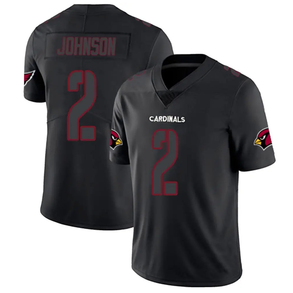 Rebec A.Cardinals #2 Will Johnson Player Black Impact Limited Home Game Stitched Jerseys