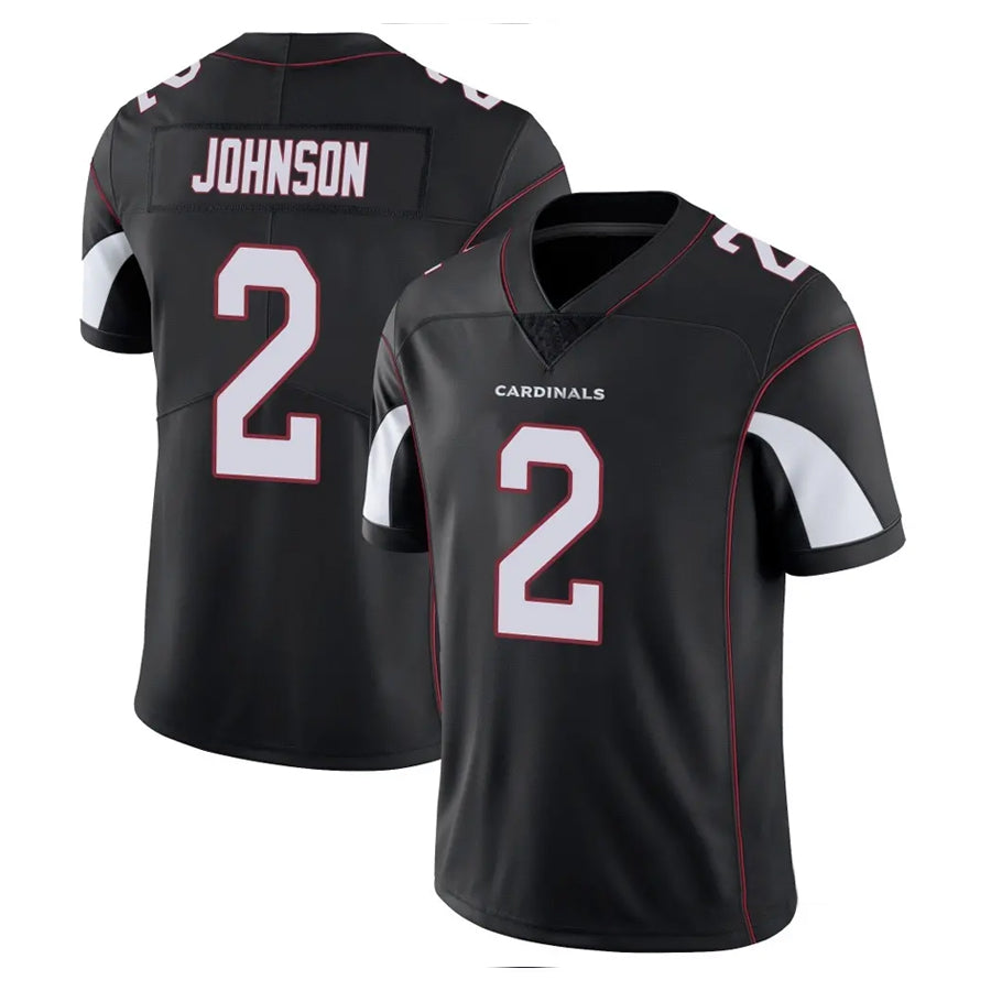 Rebec A.Cardinals #2 Will Johnson Player Black Vapor Limited Home Game Stitched Jerseys