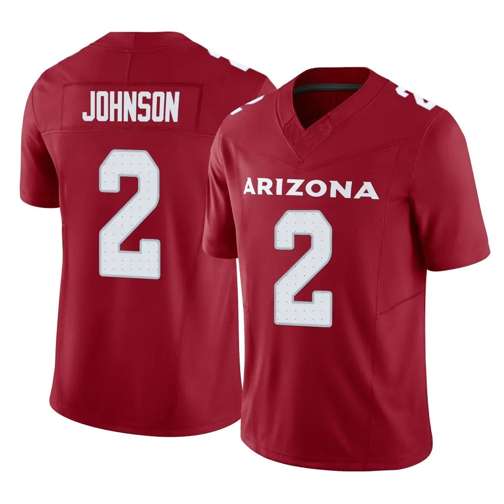 Rebec A.Cardinals #2 Will Johnson Player Cardinal Vapor F.U.S.E. Limited Home Game Stitched Jerseys