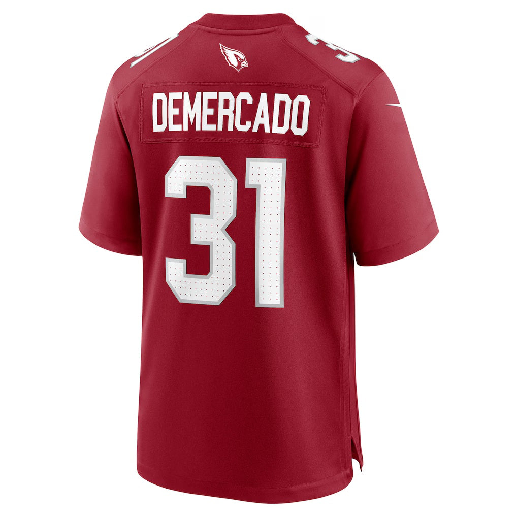 Rebec A.Cardinals #31 Emari Demercado Cardinal Team Game Jersey