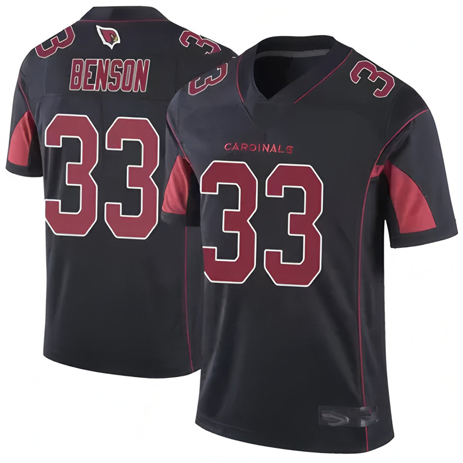 Rebec A.Cardinals #33 Trey Benson Player Black Vapor Limited Elite Stitched Jerseys