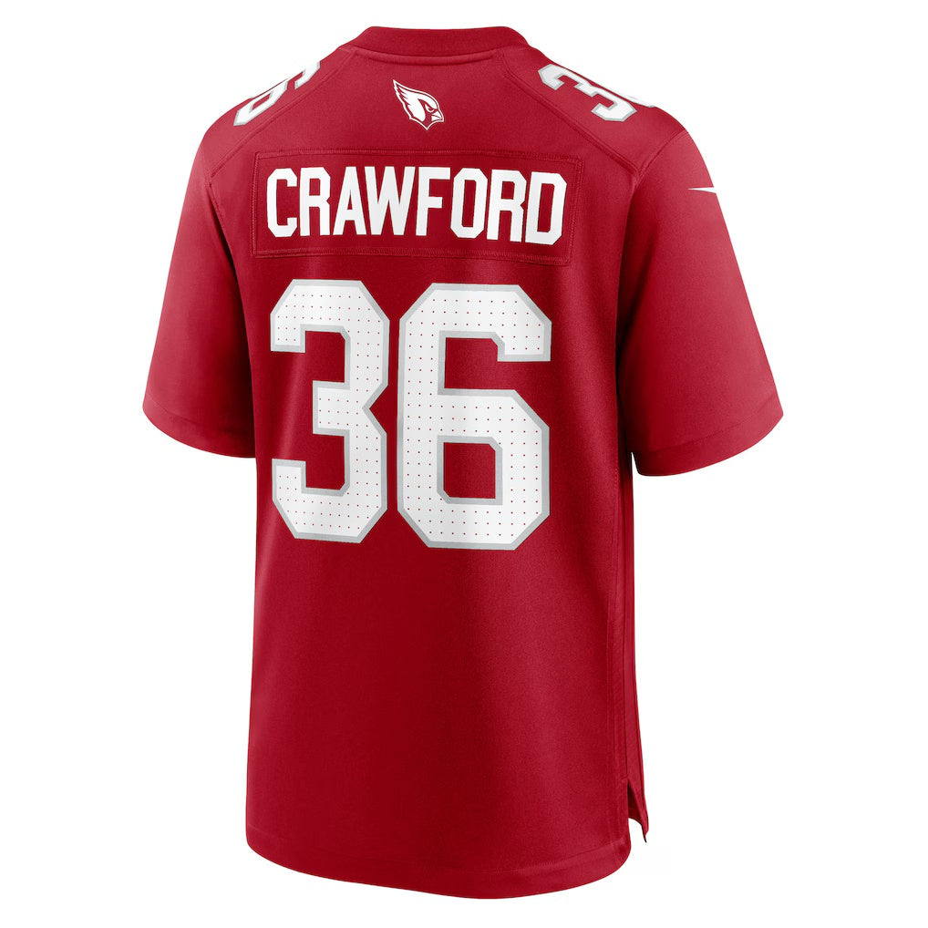 Rebec A.Cardinals #36 Kitan Crawford Cardinal Team Game Jersey