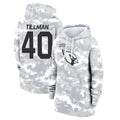 Rebec A.Cardinals #40 Pat Tillman Player Arctic Camo Salute to Service Limited Hoodie Stitched Jerseys