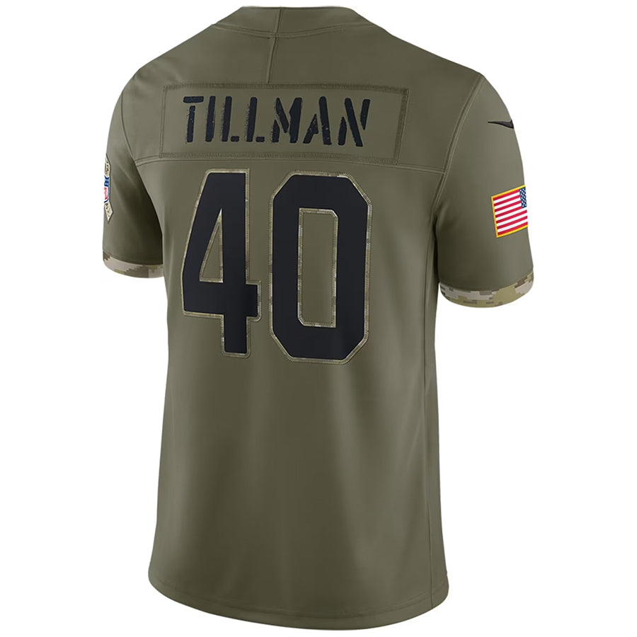 Rebec A.Cardinals #40 Pat Tillman Player Olive Salute to Service Limited Stitched Jerseys