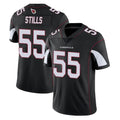 Rebec A.Cardinals #55 Dante Stills Player Black Vapor Limited Home Game Stitched Jerseys