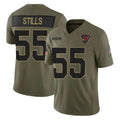 Rebec A.Cardinals #55 Dante Stills Player Olive Salute To Service Limited Home Game Stitched Jerseys