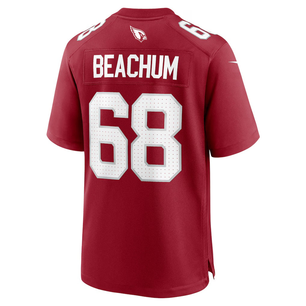 Rebec A.Cardinals #68 Kelvin Beachum Cardinal Team Game Jersey