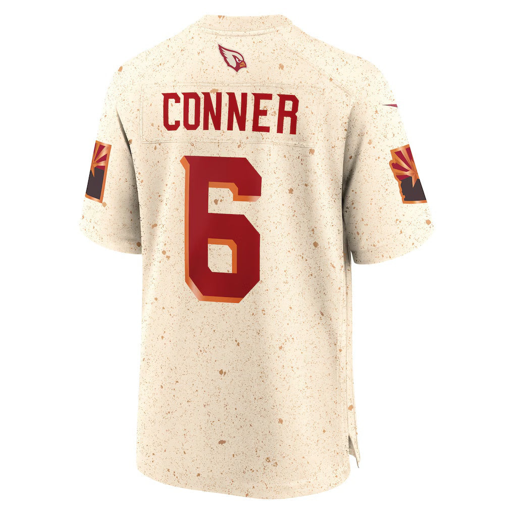 Rebec A.Cardinals #6 James Conner Natural 2025 Rivalries Collection Game Jersey