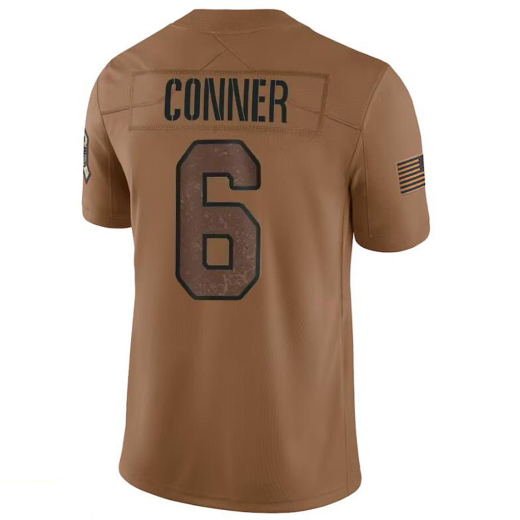 Rebec A.Cardinals #6 James Conner Player Brown Limited Salute To Service Game Stitched Jerseys