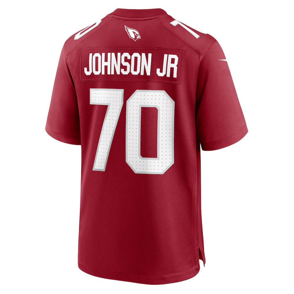 Rebec A.Cardinals #70 Paris Johnson Jr. Cardinal Game Jersey