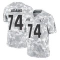 Rebec A.Cardinals #74 Isaiah Adams Player Camo Salute to Service Limited Home Stitched Jerseys
