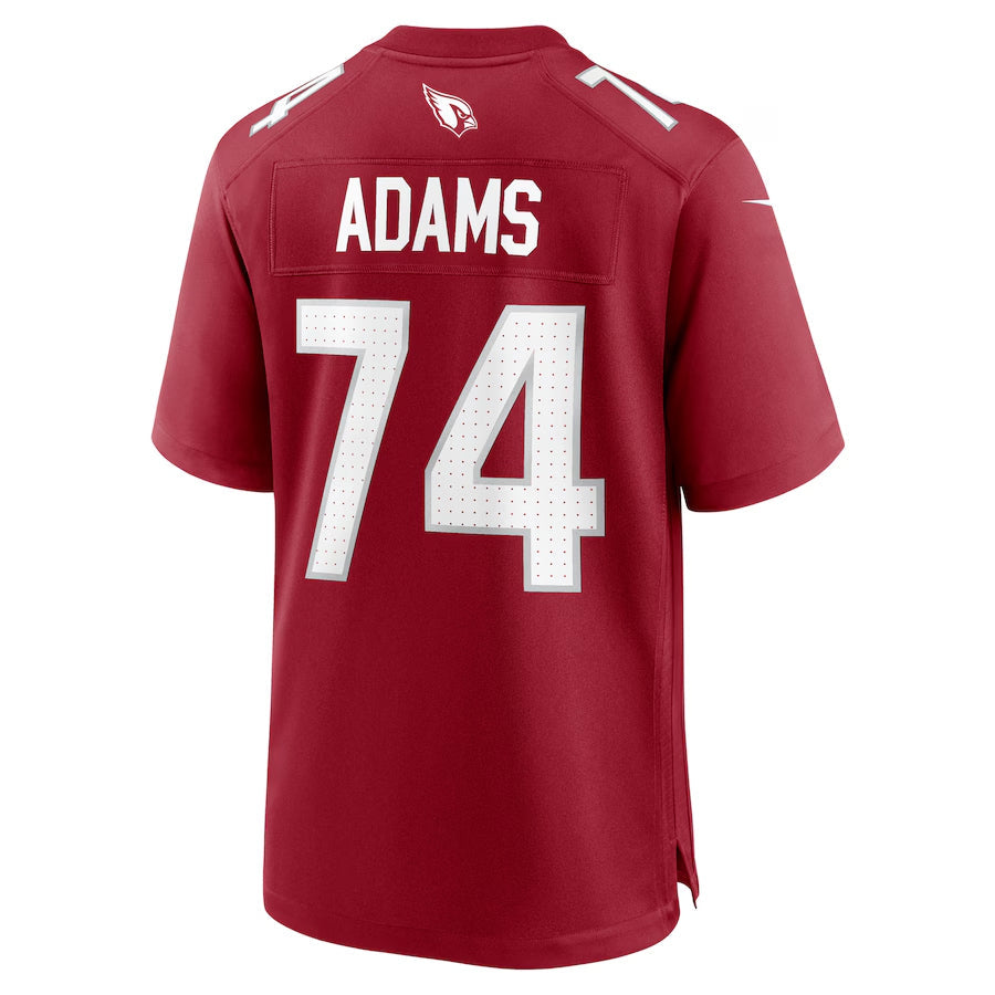 Rebec A.Cardinals #74 Isaiah Adams Player Cardinal Home Game Stitched Jerseys