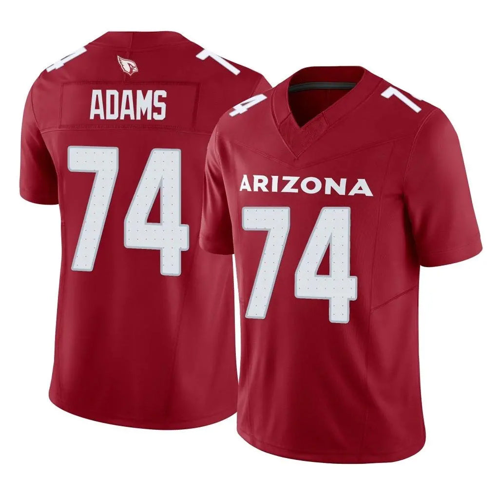 Rebec A.Cardinals #74 Isaiah Adams Player Cardinal Vapor F.U.S.E. Limited Home Game Stitched Jerseys