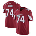 Rebec A.Cardinals #74 Isaiah Adams Player Cardinal Vapor Limited Home Game  Stitched Jerseys
