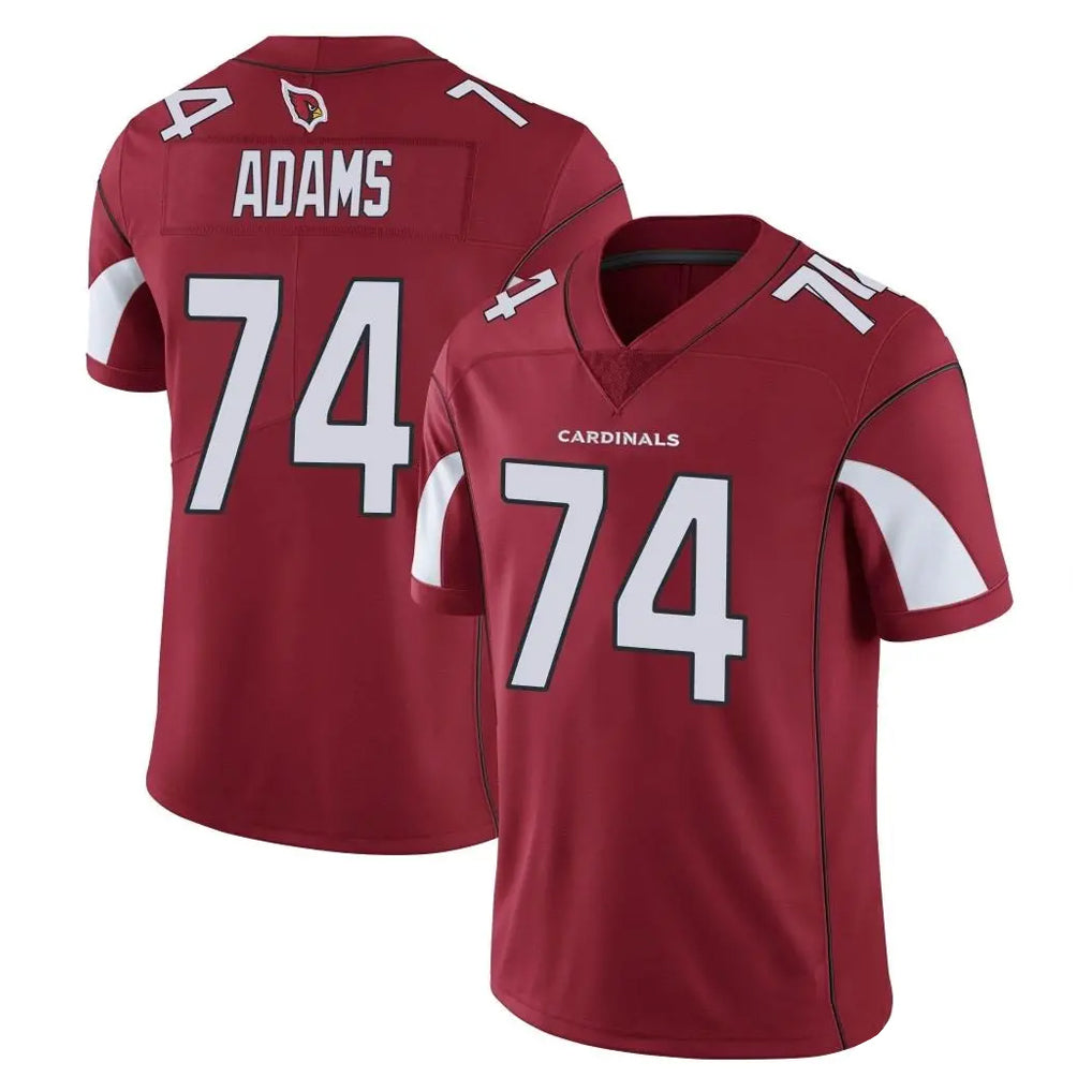 Rebec A.Cardinals #74 Isaiah Adams Player Cardinal Vapor Limited Home Game  Stitched Jerseys
