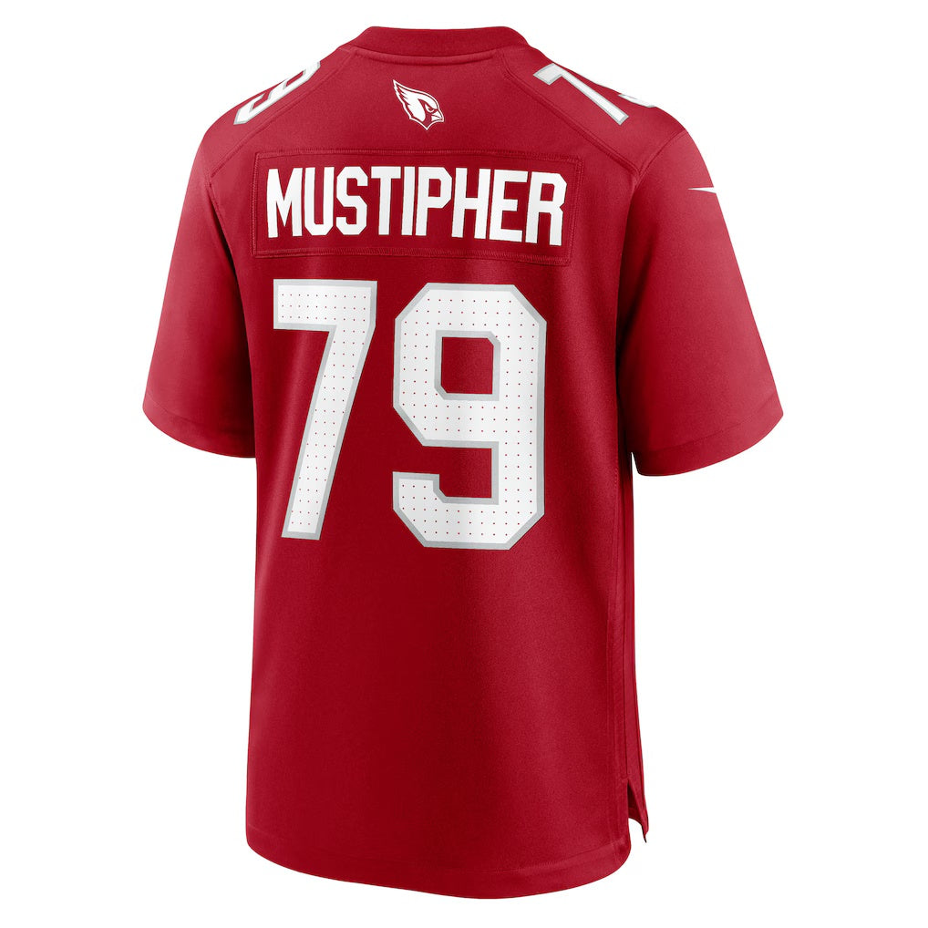Rebec A.Cardinals #79 PJ Mustipher Cardinal Team Game Jersey