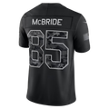 Rebec A.Cardinals #85 Trey McBride Black 2026 Salute to Service Stitched Limited Jersey