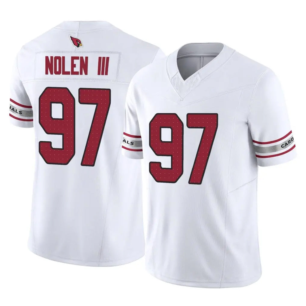 Rebec A.Cardinals #97 Walter Nolen III Player White Vapor F.U.S.E. Limited Home Game Stitched Jerseys
