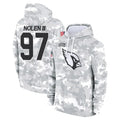 Rebec A.Cardinals #97 Walter Nolen Player Arctic Camo Salute to Service Limited Hoodies Stitched Jerseys