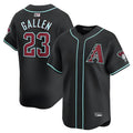 Rebec A.Diamondbacks #23 Zac Gallen Player Black Replica Game Stitched Jerseys