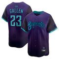 Rebec A.Diamondbacks #23 Zac Gallen Player Purple City Connect Limited Vapor Stitched Jerseys