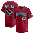 Rebec A.Diamondbacks #23 Zac Gallen Player Red Blue reserve Replica Game Stitched Jerseys