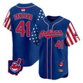 Rebec A.Diamondbacks #41 Carlos Santana Player Royal Independence Day Vapor Premier Limited Stitched Jersey