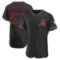 Rebec A.Diamondbacks #57 Eduardo Rodriguez Player Black Alternate Stitched Jersey