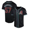 Rebec A.Diamondbacks #57 Eduardo Rodriguez Player Black Limited Alternate Stitched Jersey