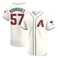 Rebec A.Diamondbacks #57 Eduardo Rodriguez Player Cream Elite Home Stitched Jersey