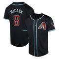 Rebec A.Diamondbacks #8 James McCann Player Black Red Limited Alternate Stitched Jersey