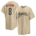 Rebec A.Diamondbacks #8 James McCann Player Gold Replica 2026 City Connect Cool Stitched Jersey