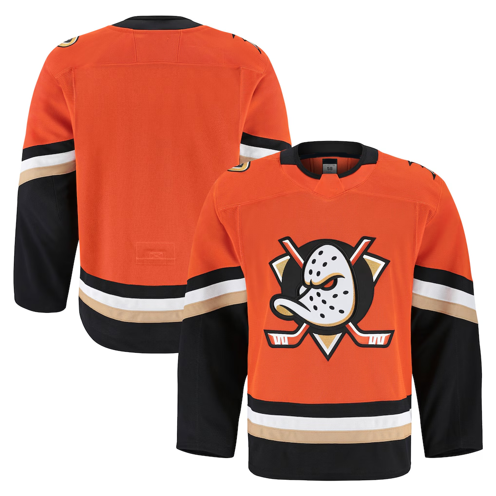 Rebec A.Ducks Orange Home Authentic Pro Jerseys