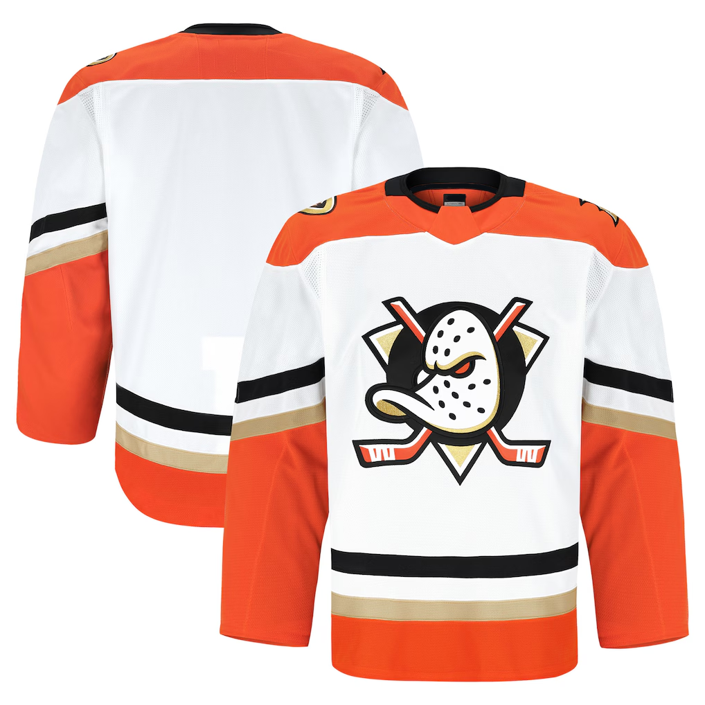 Rebec A.Ducks White Away Authentic Pro Jerseys