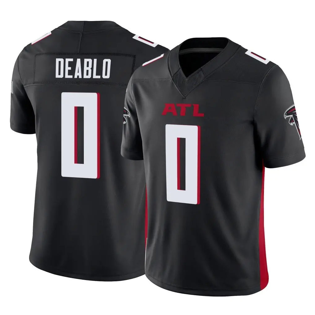Rebec A.Falcons #0 Divine Deablo Player Black Vapor F.U.S.E. Limited Home Game Stitched Jerseys