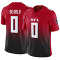 Rebec A.Falcons #0 Divine Deablo Player Red Vapor F.U.S.E. Limited Home Game Stitched Jerseys