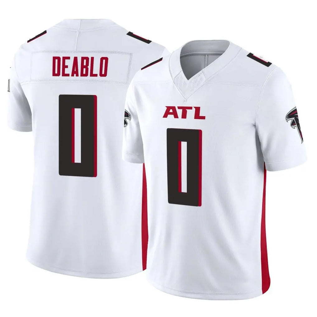 Rebec A.Falcons #0 Divine Deablo Player White Vapor F.U.S.E. Limited Home Game Stitched Jerseys