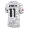 Rebec A.Falcons #11 Jalon Walker Player Arctic Camo Salute to Service Limited Stitched Jerseys