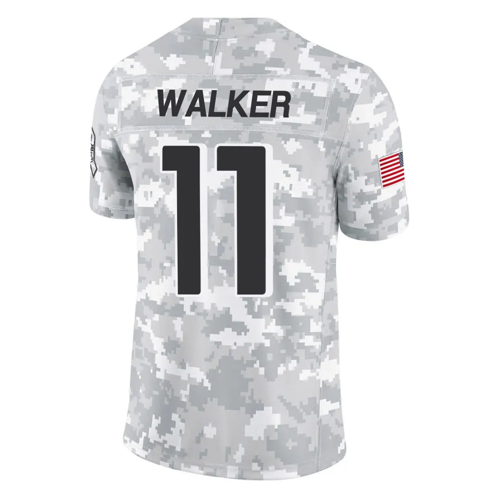 Rebec A.Falcons #11 Jalon Walker Player Arctic Camo Salute to Service Limited Stitched Jerseys