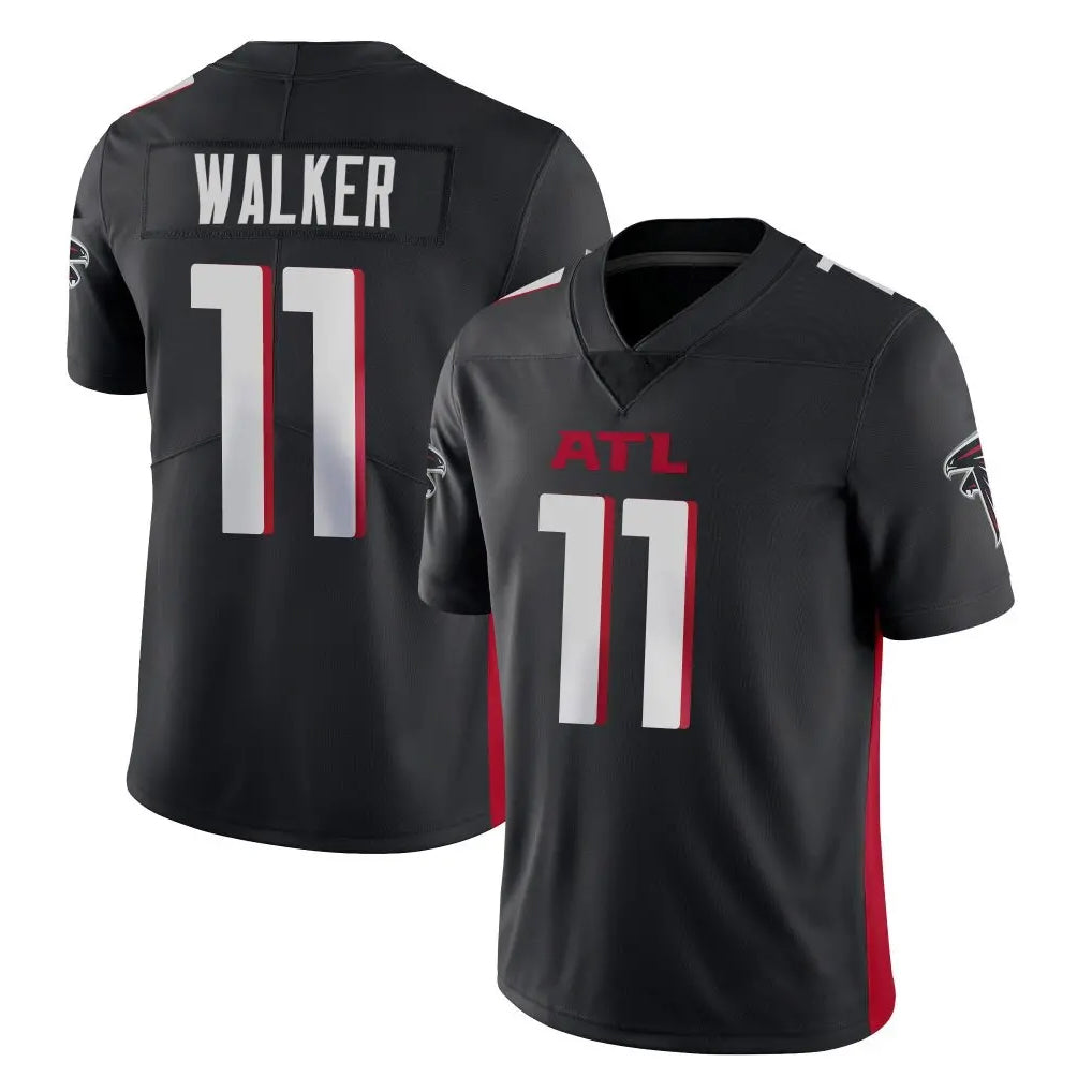Rebec A.Falcons #11 Jalon Walker Player Black Vapor Untouchable Limited Home Game Stitched Jerseys