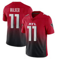 Rebec A.Falcons #11 Jalon Walker Player Red Vapor Untouchable Limited Home Game Stitched Jerseys