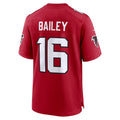 Rebec A.Falcons #16 Jake Bailey Red Team Game Jersey
