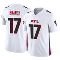 Rebec A.Falcons #17 Zachariah Branch Player White Vapor F.U.S.E. Limited Stitched Jerseys