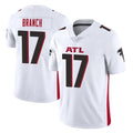Rebec A.Falcons #17 Zachariah Branch Player White Vapor Untouchable Limited Home Game Stitched Jerseys