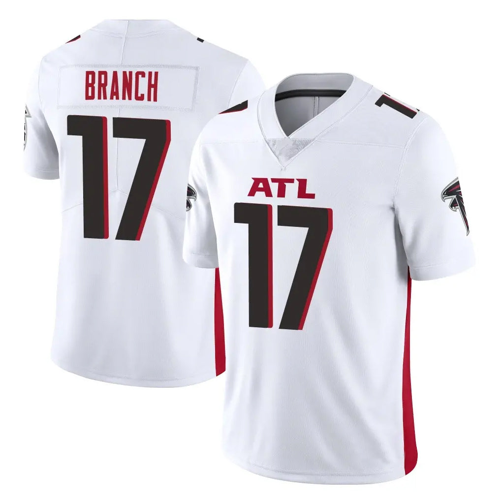 Rebec A.Falcons #17 Zachariah Branch Player White Vapor Untouchable Limited Home Game Stitched Jerseys